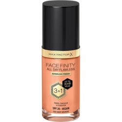 Max Factor Facefinity 3 In 1 All Day Flawless Foundation Deep Bronze