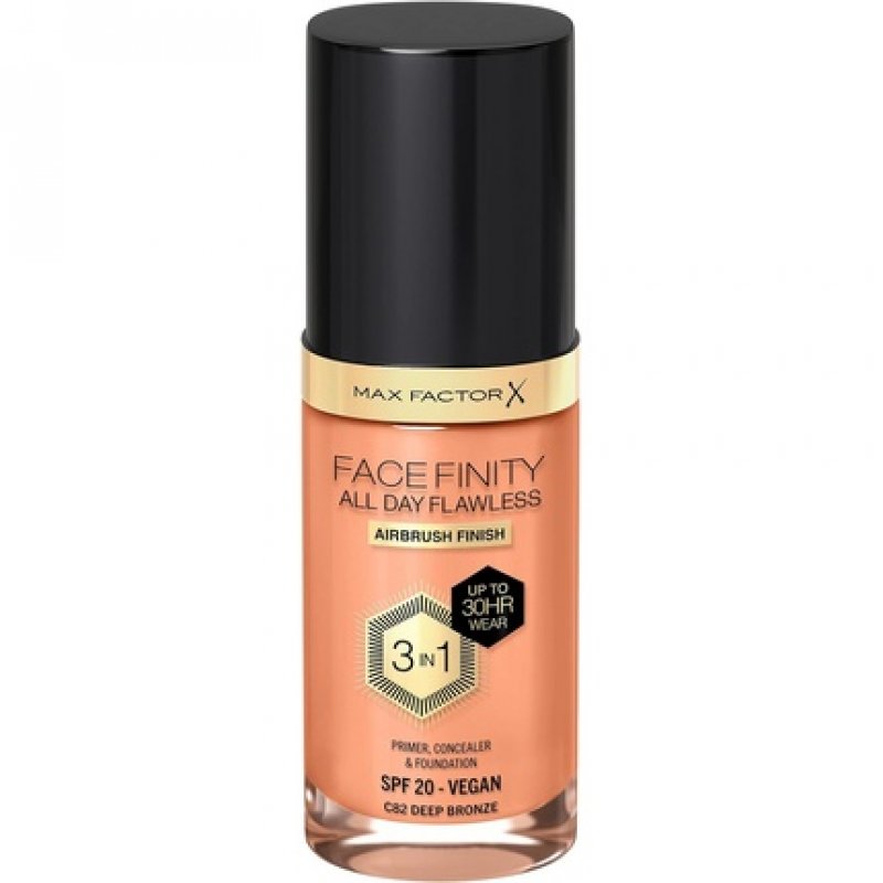 Max Factor Facefinity 3 In 1 All Day Flawless Foundation Deep Bronze