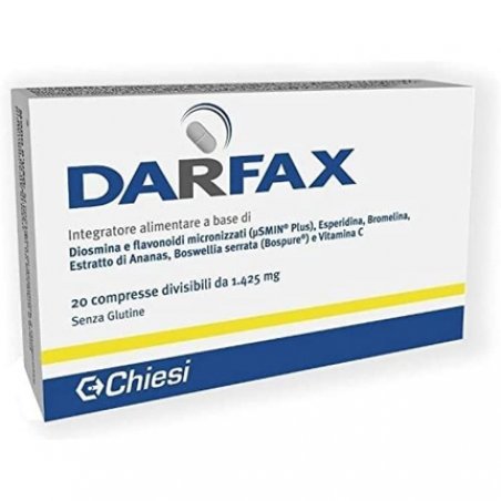 Chiesi Farmaceutici Darfax Food Supplement 20 Divisible Tablets