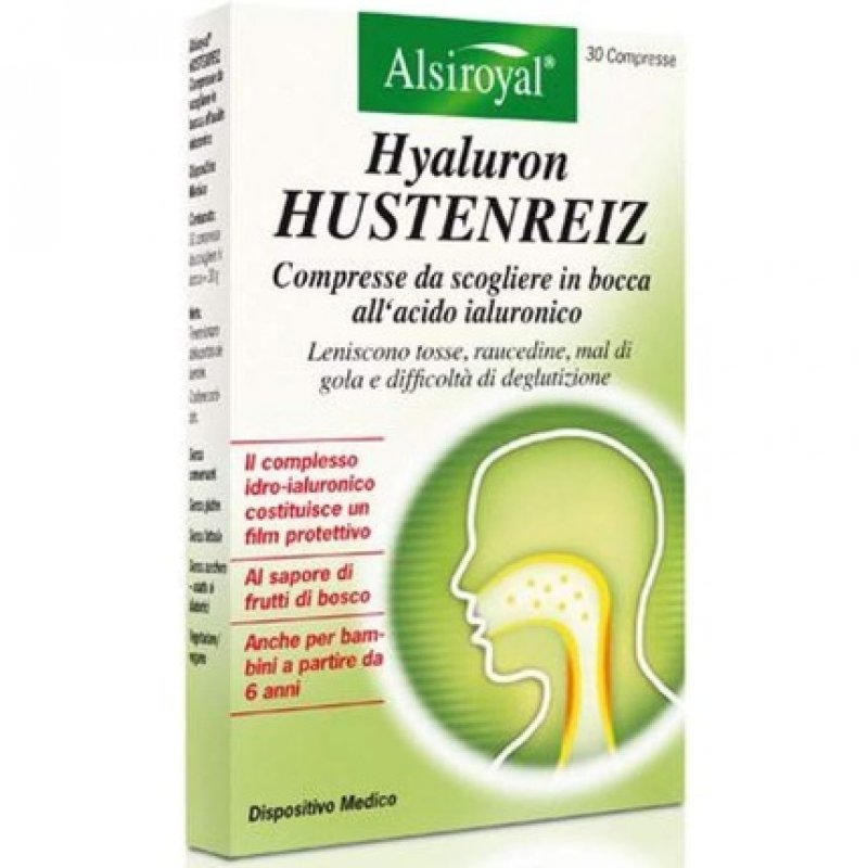 Hyaluron Tosse & Gola 30 Tablets