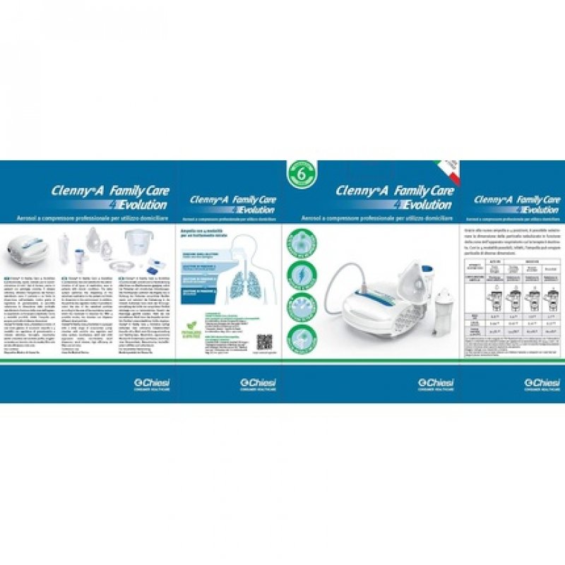 Chiesi Clenny A Family Care 4 Evolution Aerosol Powerful and Fast Nasal Shower