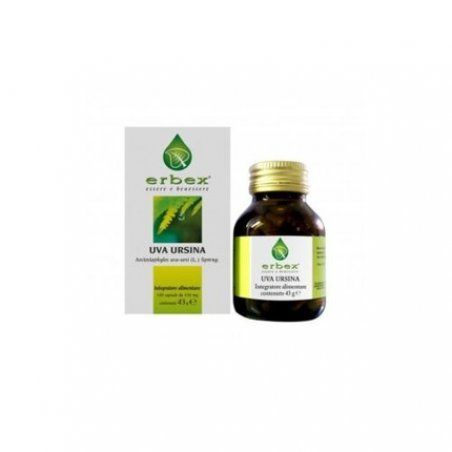 ERBEX Uva Ursina Urinary Tract Supplement 100 Capsules