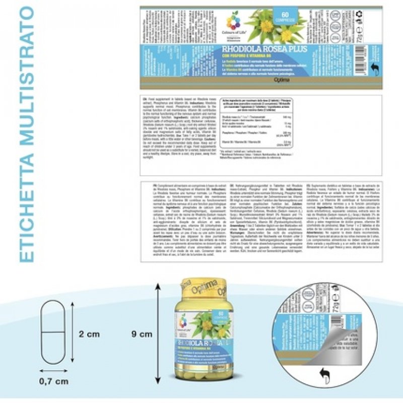 Rhodiola Rosea Plus 60 Tablets