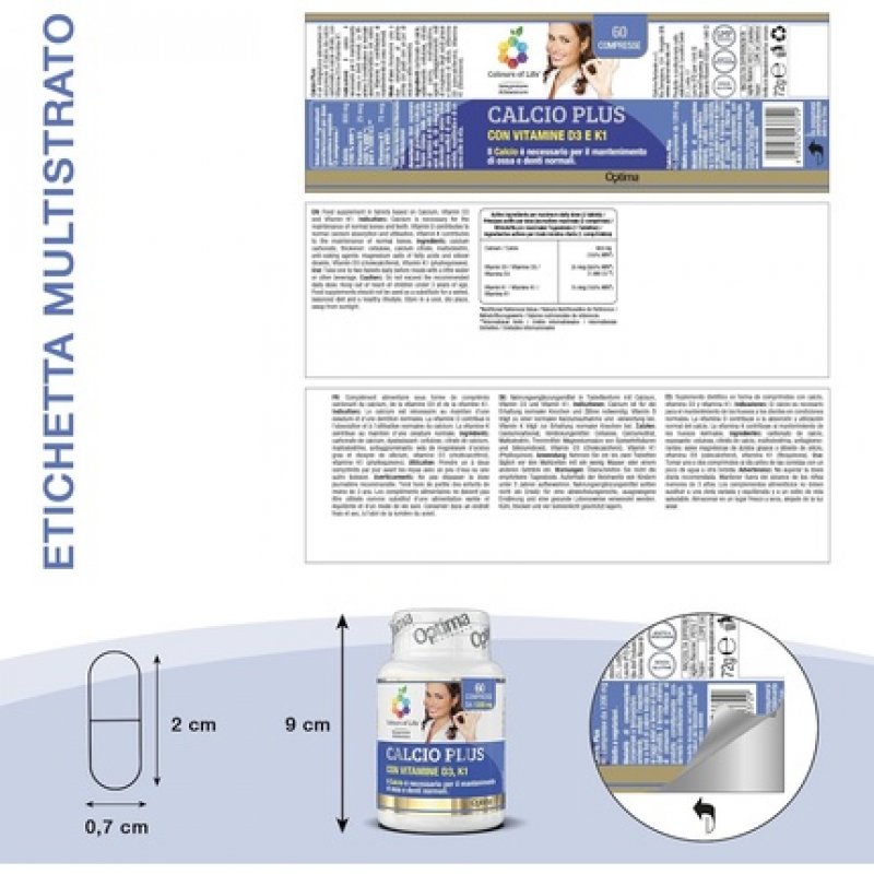 Calcio Plus with Vitamin E/K 60 Tablets