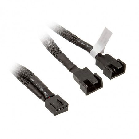 EK Water Blocks compatible EK-Cable Y-Splitter 2-Fan PWM (10cm)