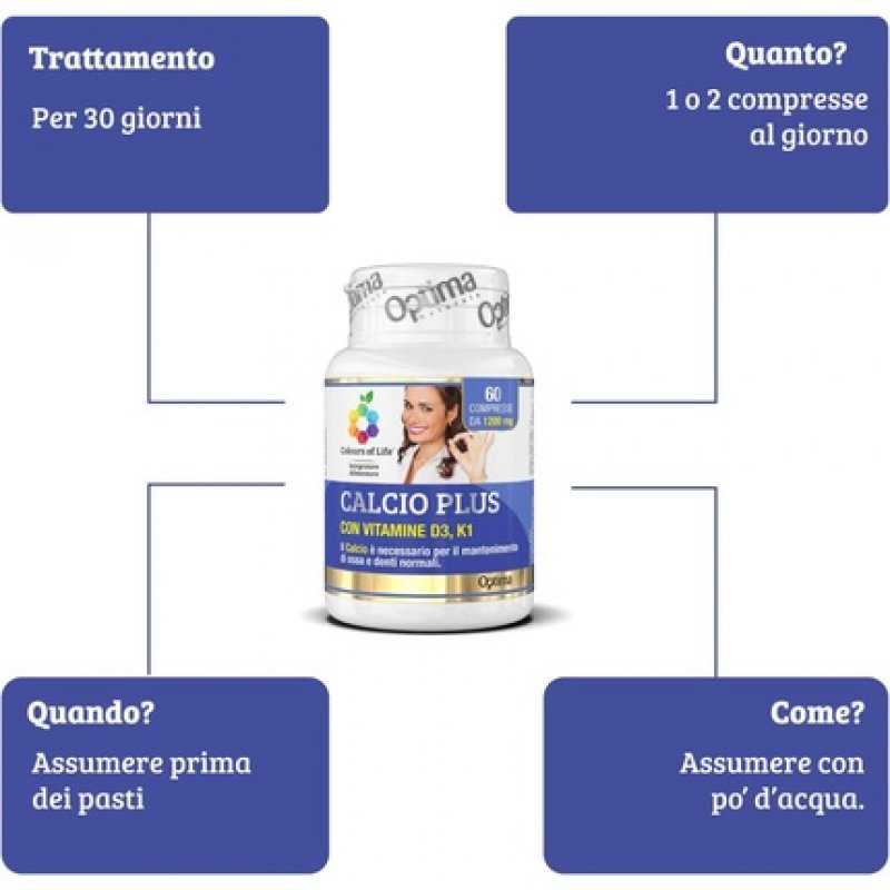 Calcio Plus with Vitamin E/K 60 Tablets