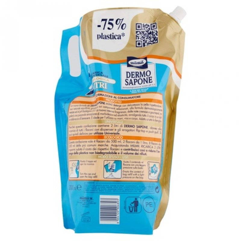 Mil Mil Dermo Liquid Soap Maxi Refill 2000ml