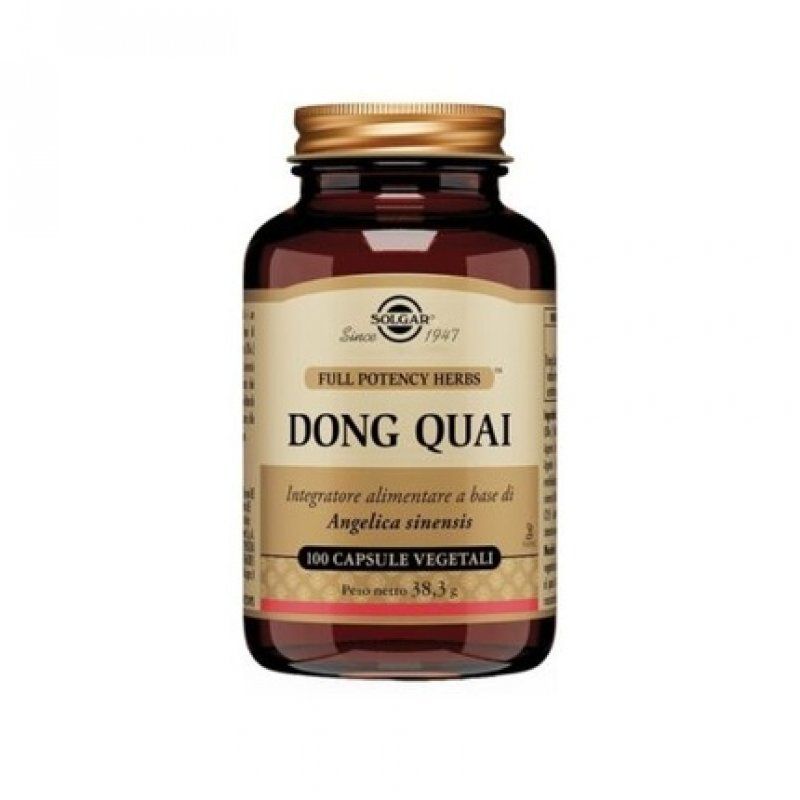 Solgar Dong Quai Woman Health Supplement 100 Vegetable Capsules