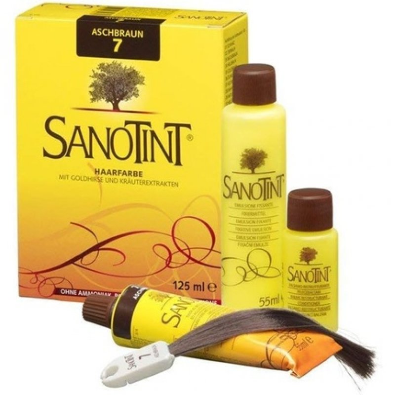 Sanotint Ash Brown Hair Dye 7 Classic Ash Brown