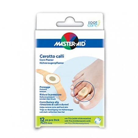Foot Care Callus Plasters 71mm x 22mm - Pack of 12