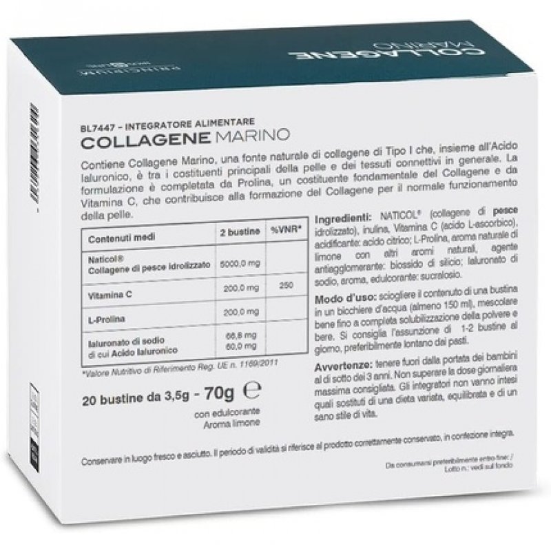 BIOS LINE Principium Marine Collagen Skin Elasticity Supplement 20 Bags 3.5g