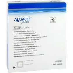ConvaTec AQUACEL Foam Adhesive Bandage 12.5x12.5cm - Pack of 10
