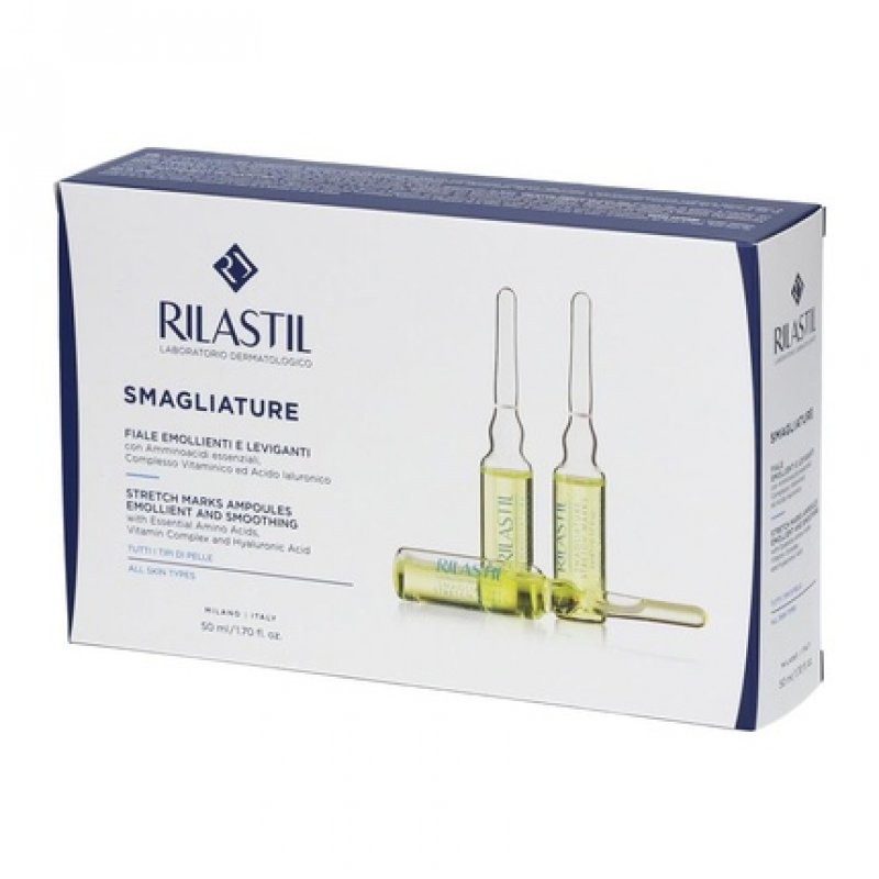 Rilastil Stretch Marks - Ampoules for Treating Bumps, Smoothing