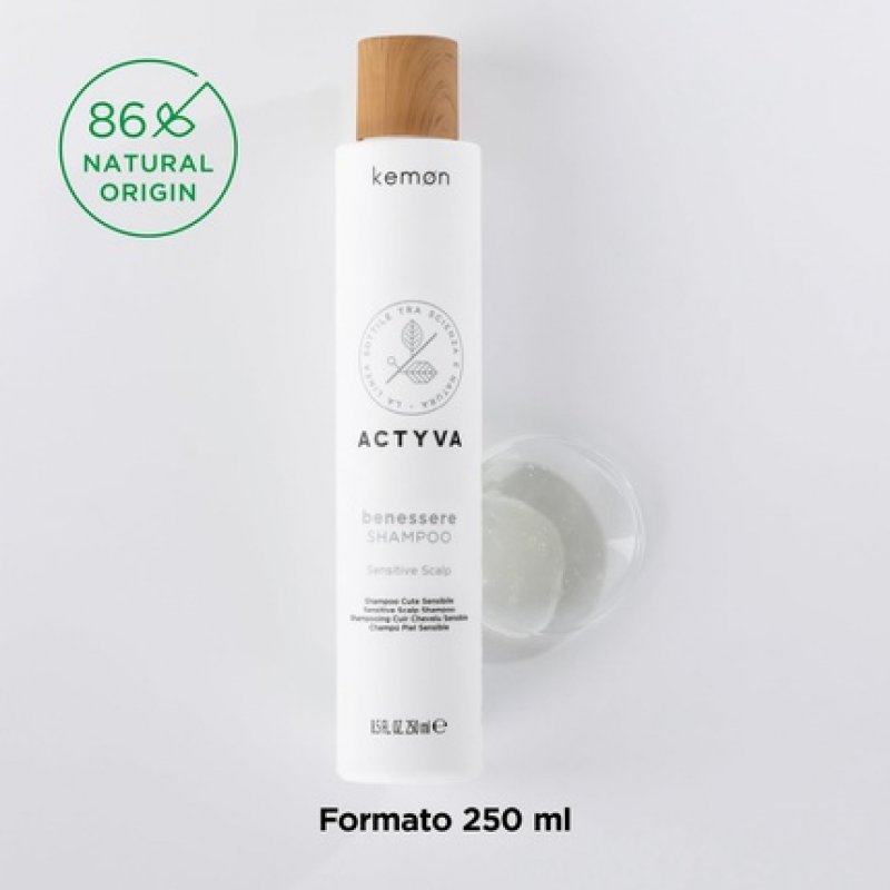 Kemon Actyva Benessere Moisturising Shampoo for Scalp Care 250ml
