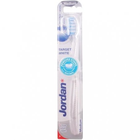 Jordan Medium White Target Toothbrush