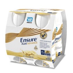 Ensure PLUS ADVANCE Banana Abbott 220ml - Pack of 4