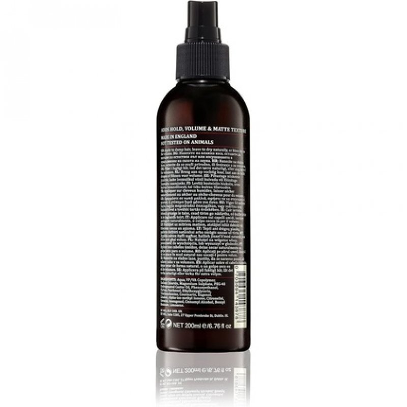 Dapper Dan Sea Salt Spray Men's Texturizing Sea Salt Spray for a Matte Finish with a Textured Stylish Finish Sandalwood