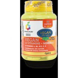 Vegan 12 Vitamins Minerals Colors Of Life Optima Naturals 60 Tablets