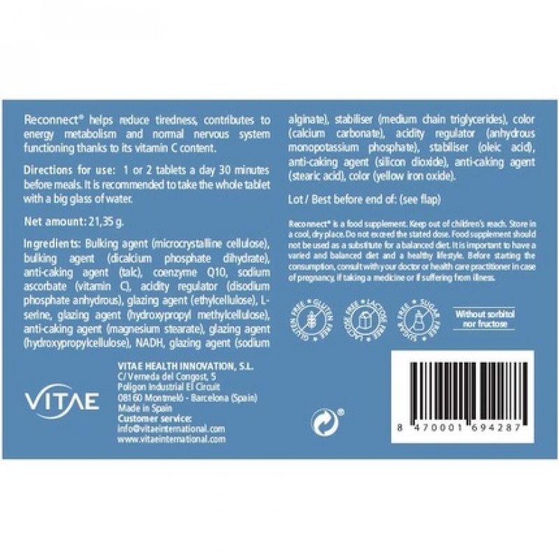 Vitae Reconnect Standard 30 Tablets