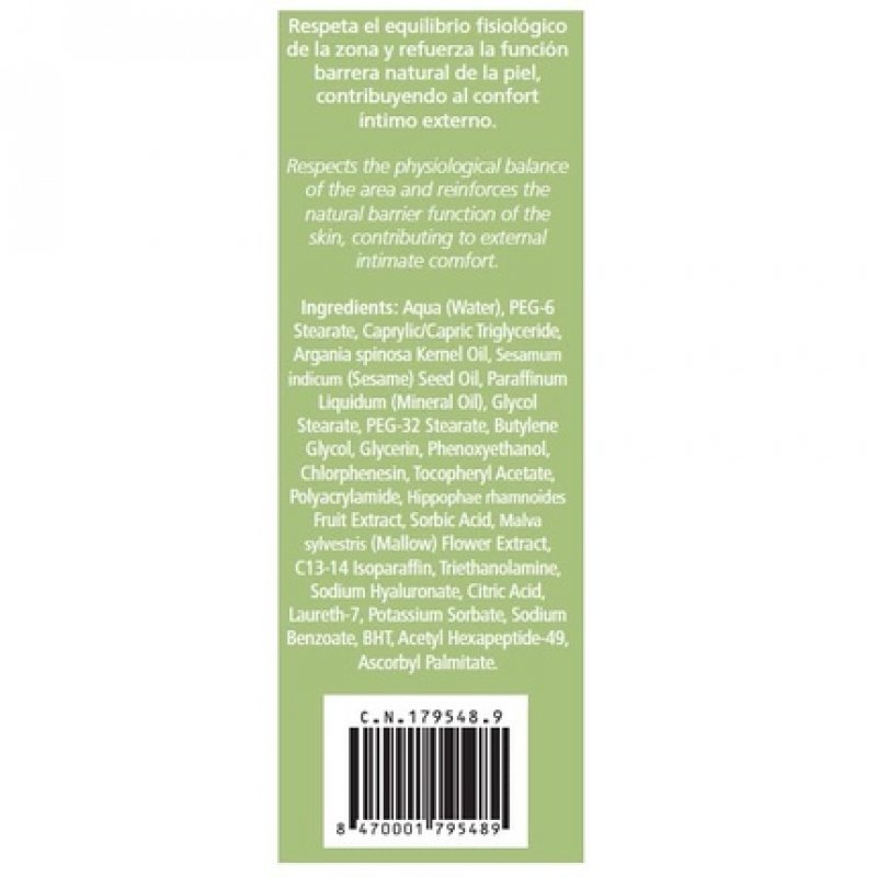 Vitae Oliovita Intima Cream Natural Formula for Hydration and Regeneration of Intimate Area 30ml