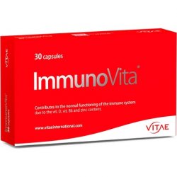 Vitae ImmunoVita Betaglucans, Vitamin D3, B6, and Zinc for Strong Immune System 30 Capsules