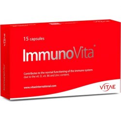 Vitae ImmunoVita Betaglucans, Vitamin D3, B6, and Zinc for Strong Immune System 15 Capsules