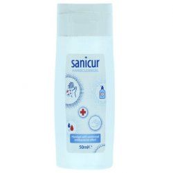 Sanicur Hand Sanitizer Clean Gel with Additional Antibacterial Effect 50ml