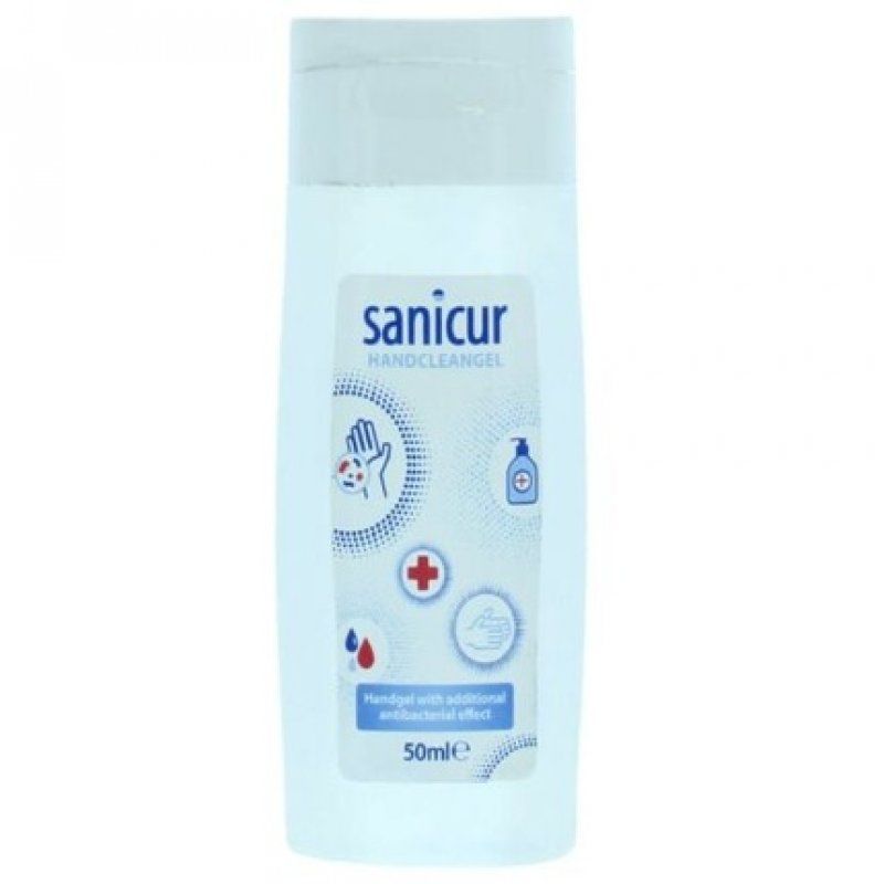 Sanicur Hand Sanitizer Clean Gel with Additional Antibacterial Effect 50ml