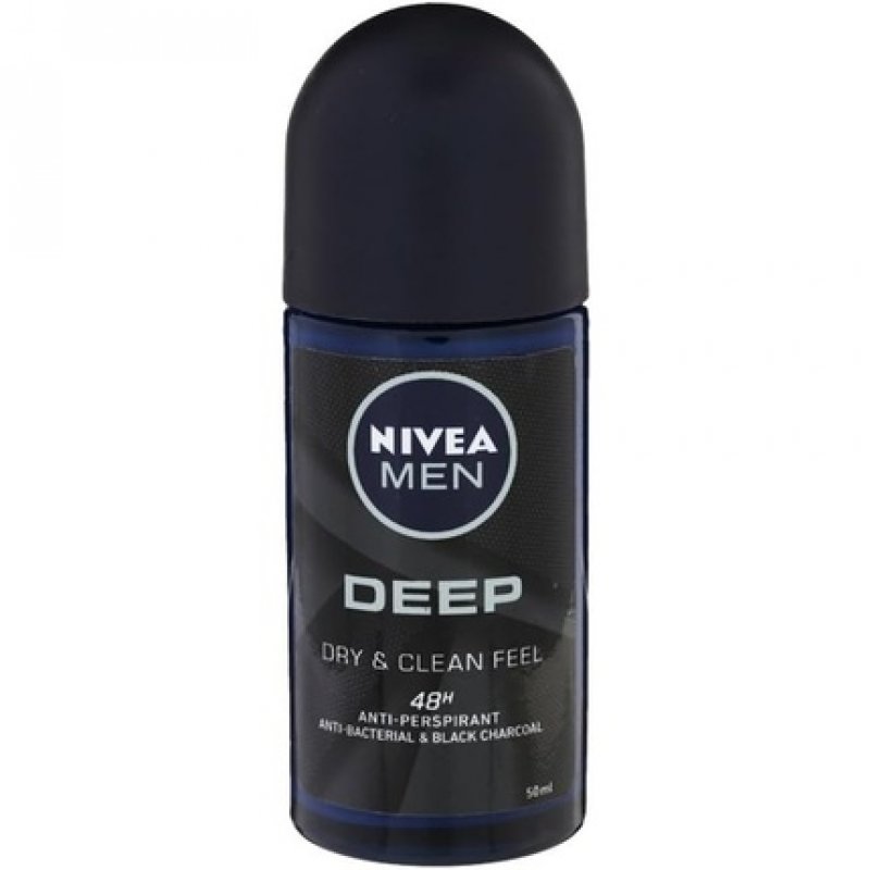 Nivea Deep Dark Wood Roll-On Men's Deodorant 50ml