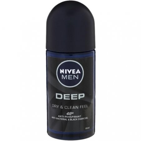 Nivea Deep Dark Wood Roll-On Men's Deodorant 50ml