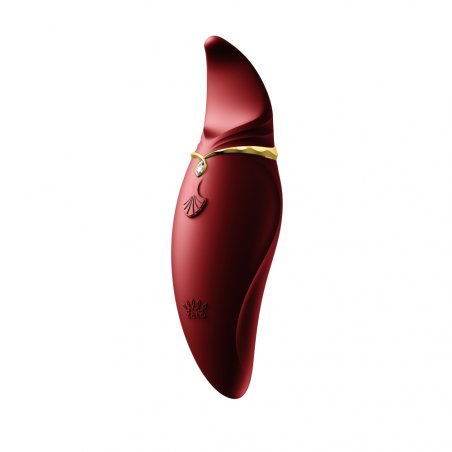 ZALO Legend HERO Silicone Clitoral Massage Device - Wine Red
