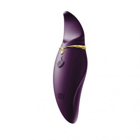 Zalo Legend HERO Silicone Clitoral Massage Device - Twilight Purple