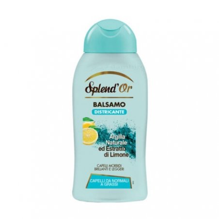 Splend'Or Balsam Conditioner with Clay and Lemon 300ml for Normal and Oily Hair
