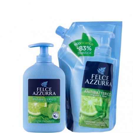Felce Azzurra Antibacterial Mint and Lime Refill 500 ml Savon liquide 1 pièce(s)