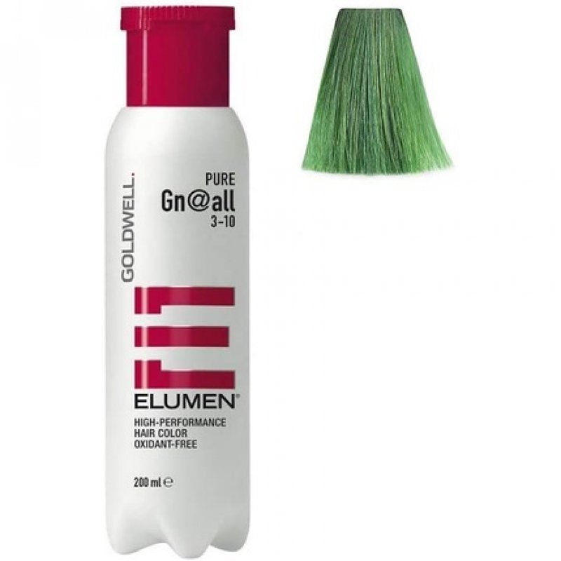 Elumen High Performance Hair Color Oxidant-Free Pure Gn@All(3-10) Green Brown 200ml