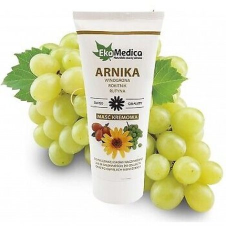 Ekamedica Arnica Creamy Skin Care Salve with Grape Seed Rutin 200ml