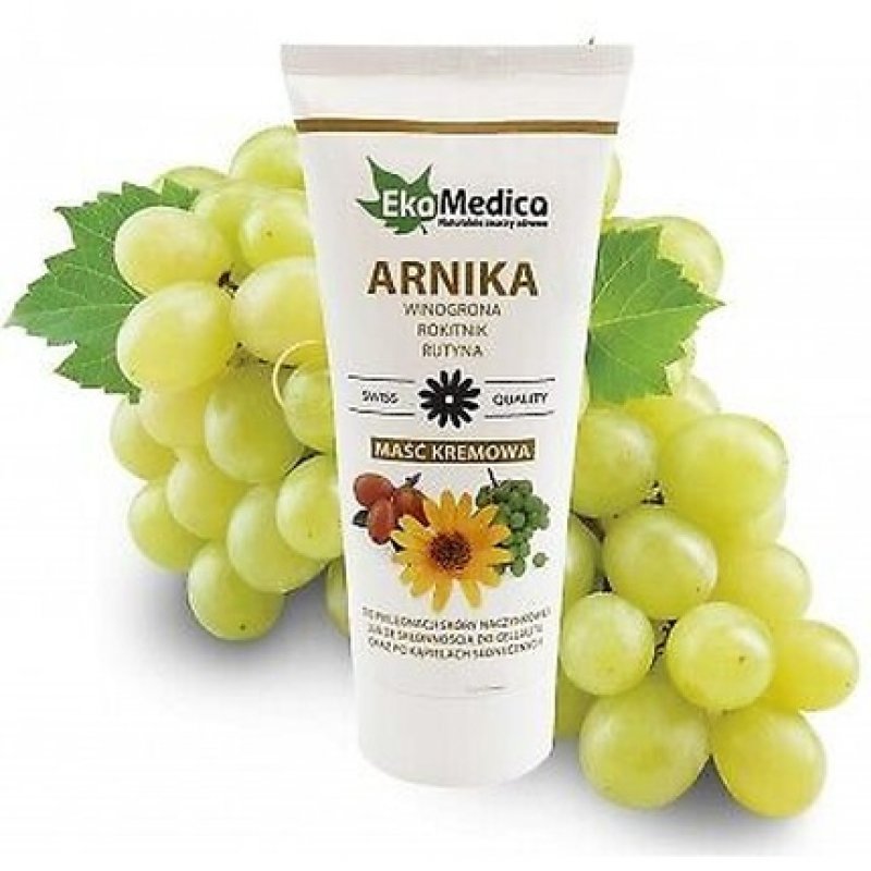 Ekamedica Arnica Creamy Skin Care Salve with Grape Seed Rutin 200ml