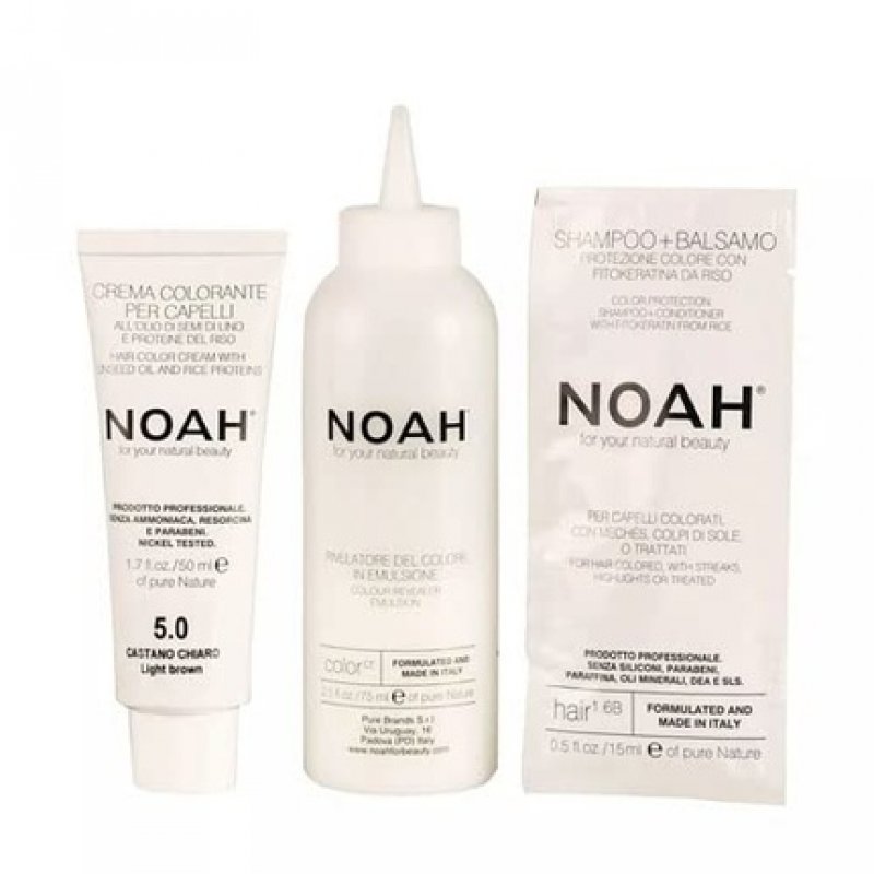 Noah Hair Color No. 5.0 Light Brown 140ml