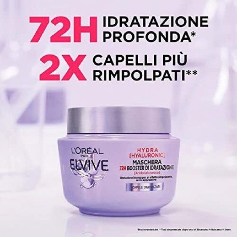 L'Oréal Paris Elvive Hydra Hyaluronic Deep Hydration Mask with 72H Moisture 300ml