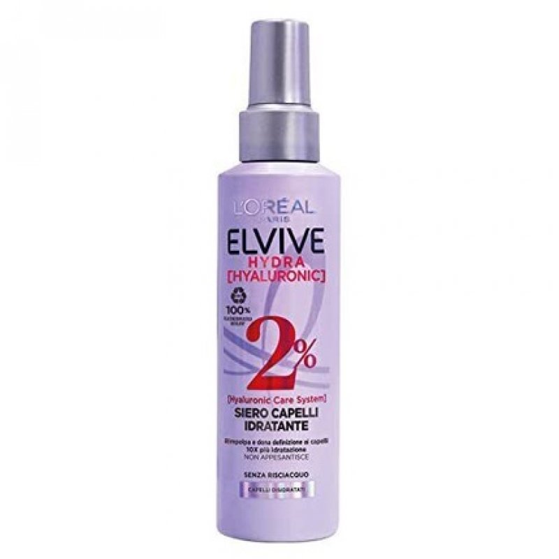 L'Oréal Paris Elvive Hydra Hyaluronic Hair Serum Spray with 2% Hyaluronic Acid 150ml