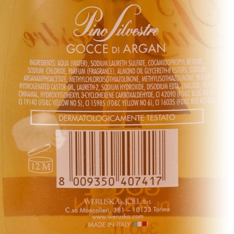 Pino Silvestre Drops of Argan Liquid Soap 300ml