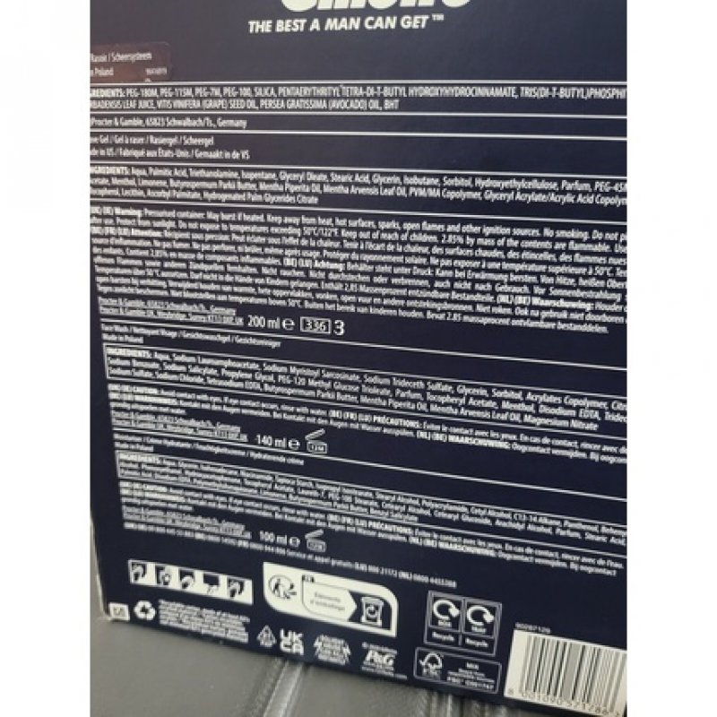 Gillette SkinGuard Sensitive Skin Shave Gel, Face Wash, and Moisturizer 200ml