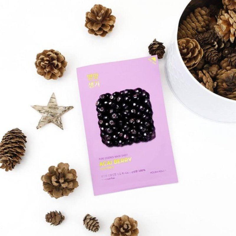 Holika Holika Pure Essence Facial Sheet Mask Acai Berry 23ml