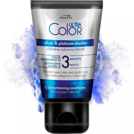 Joanna Ultra Color Silver and Platinum Color Protection Conditioner for Natural and Dyed Hair 100ml