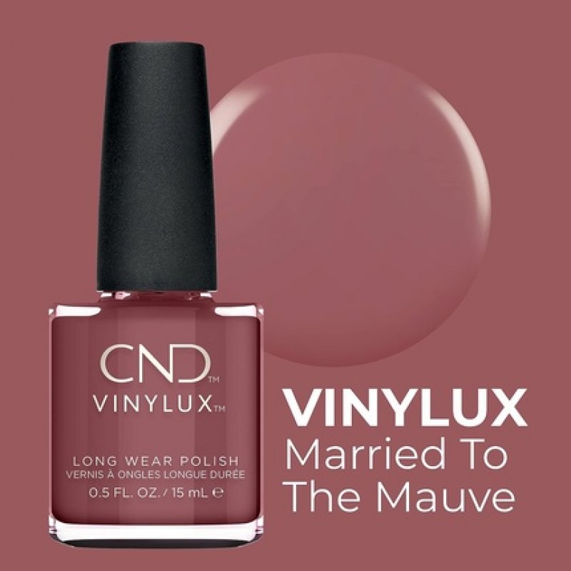 CND Vinylux Long Wear Nail Polish 15ml Purple Shades Married to the Mauve
