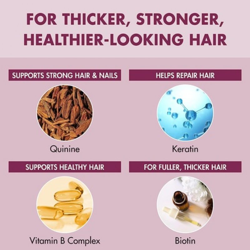 Klorane KERATINcaps Dietary Supplements with Biotin, Quinine, and B Vitamins for Thicker, Stronger Hair and Nails