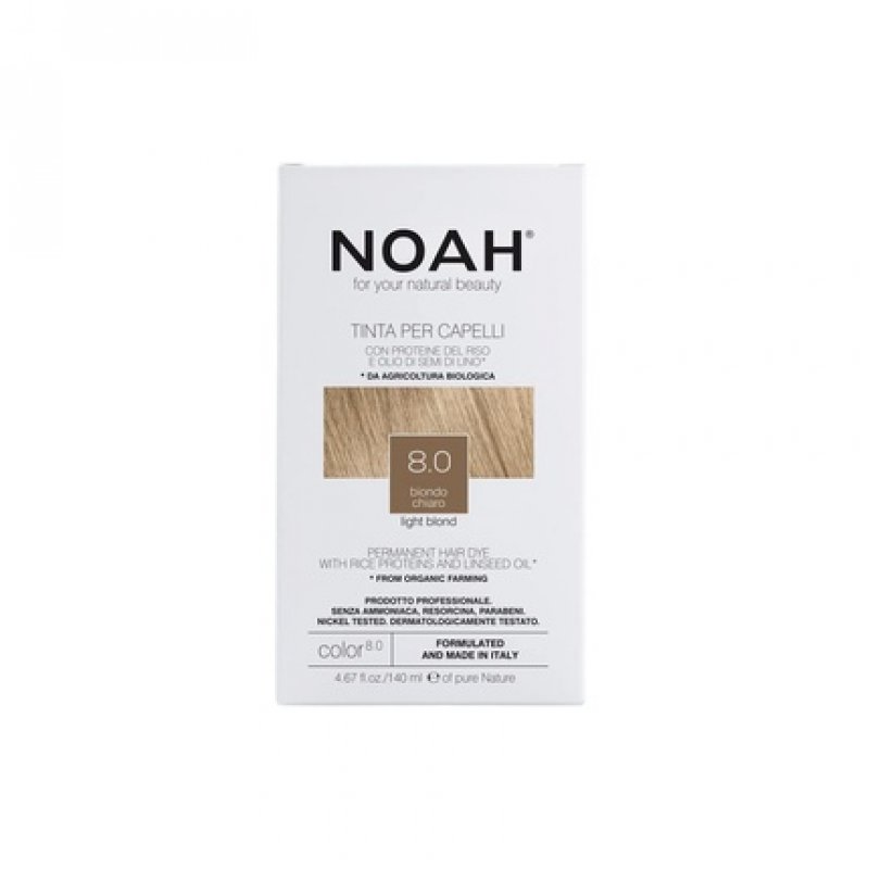 Noah Hair Color No. 8.0 Light Blonde 140ml