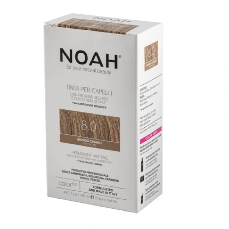 Noah Hair Color No. 8.0 Light Blonde 140ml