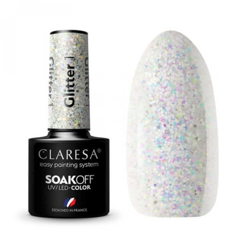 Claresa Glitter UV Nail Polish 5ml
