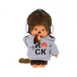 Peluche Bandai Monchichi Rock 20 cm